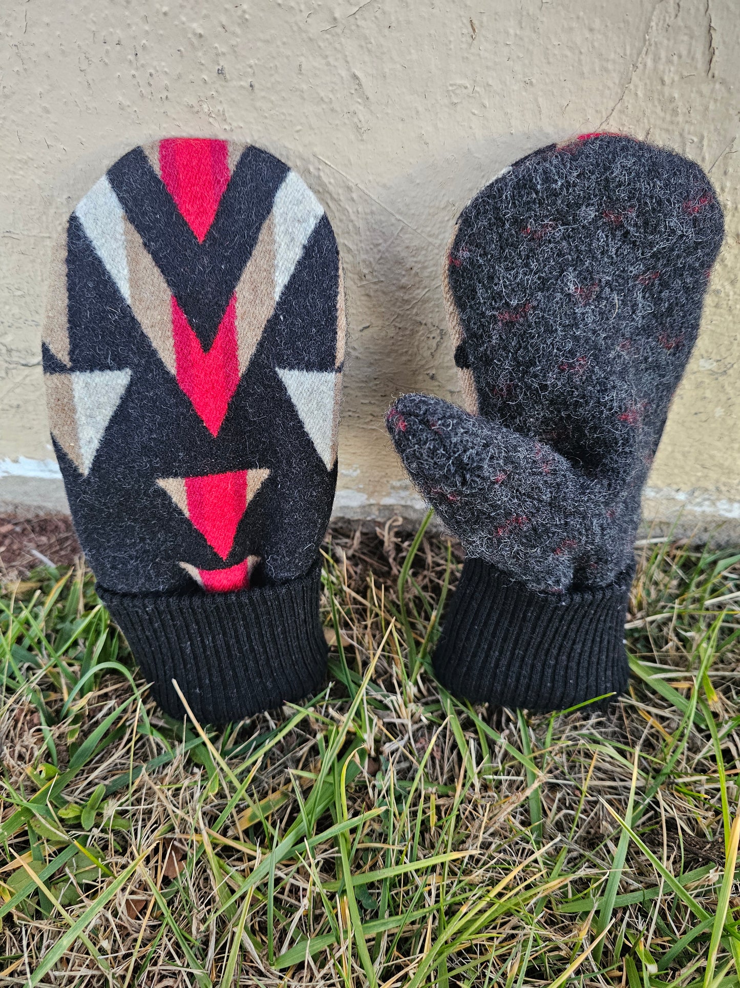 Rock Point Black Gloves Woolen Mittens