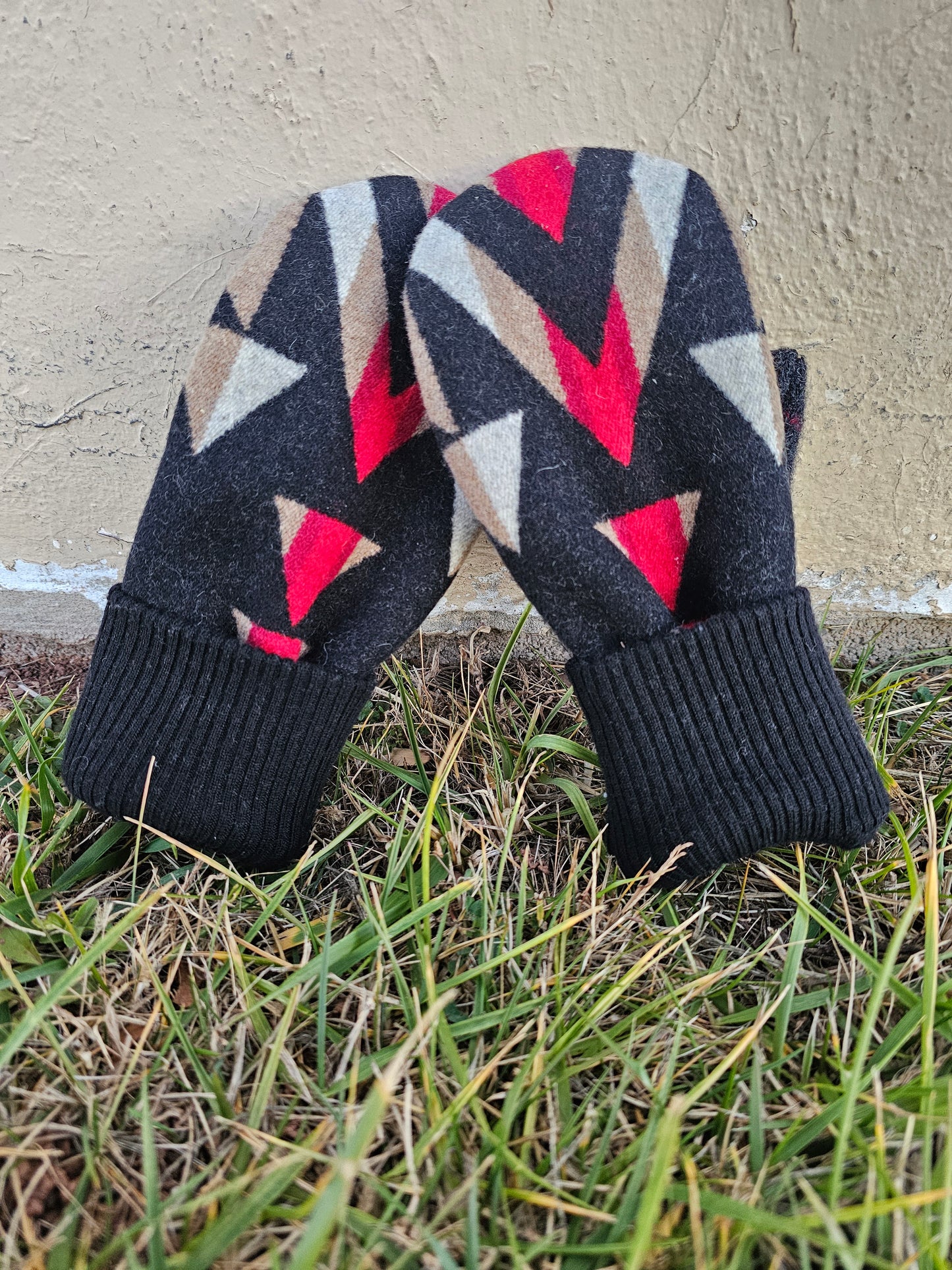 Rock Point Black Gloves Woolen Mittens