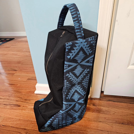 Diamond River Azure Boot bag