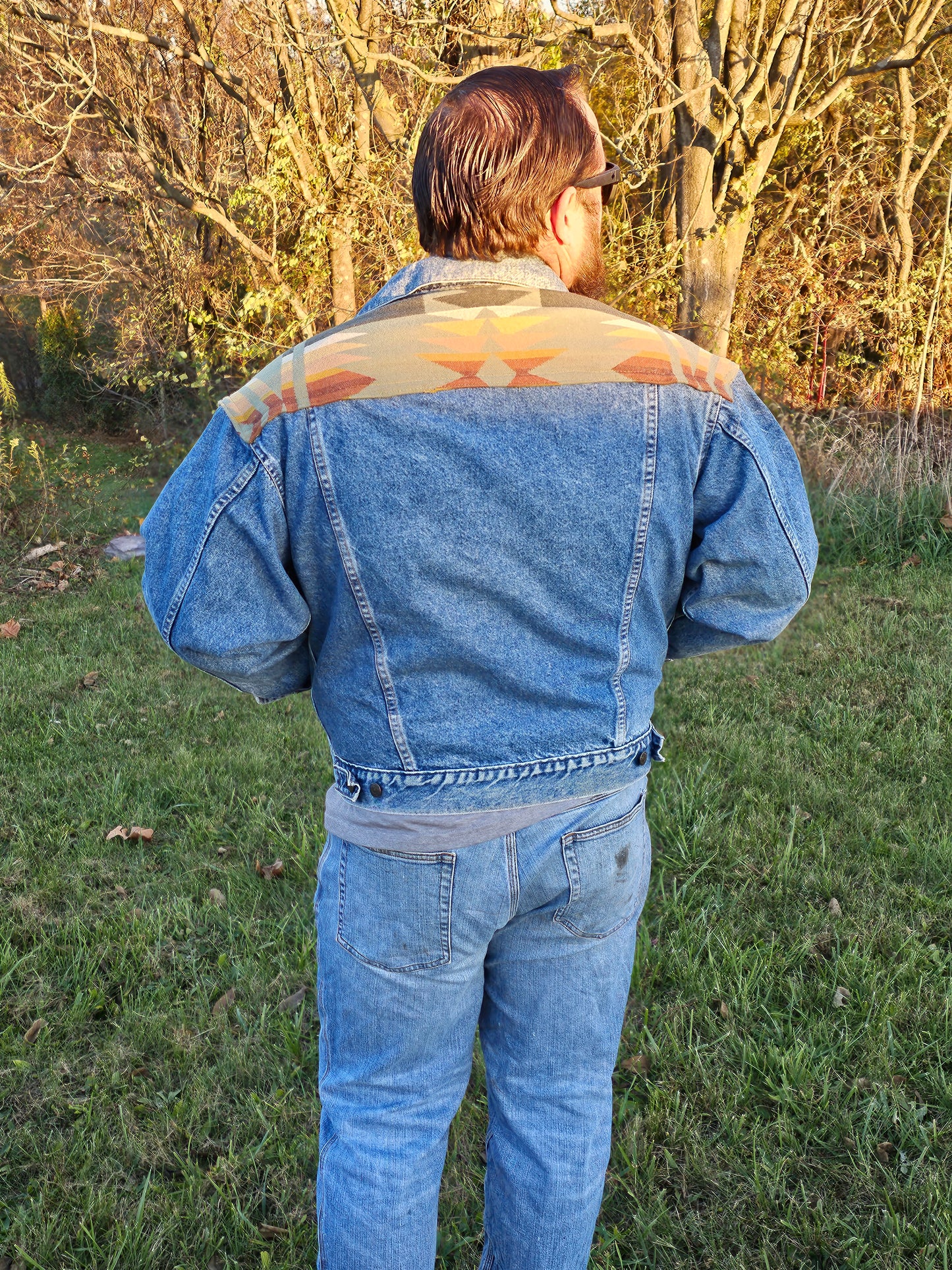 Harding Sage Mens denim jacket (XL)
