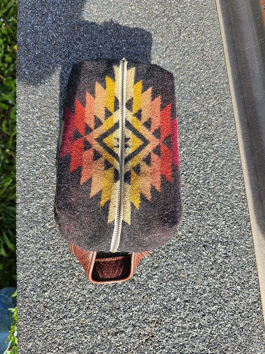 Pueblo Dwelling Makeup/dopp bag